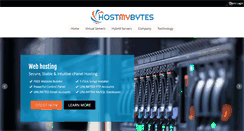 Desktop Screenshot of hostmybytes.com