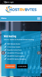 Mobile Screenshot of hostmybytes.com